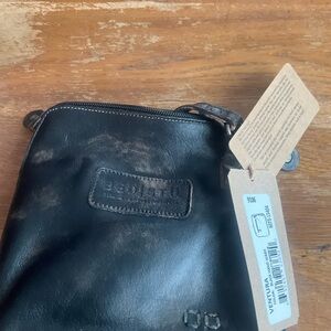 Black Leather Crossbody Bag